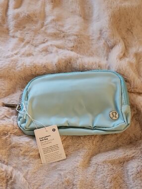 lululemon athletica Light Blue Small Zip Pouch